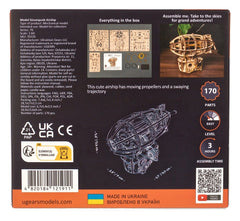 Ugears 3D Wooden Puzzle Steampunk Airship 4820184121911