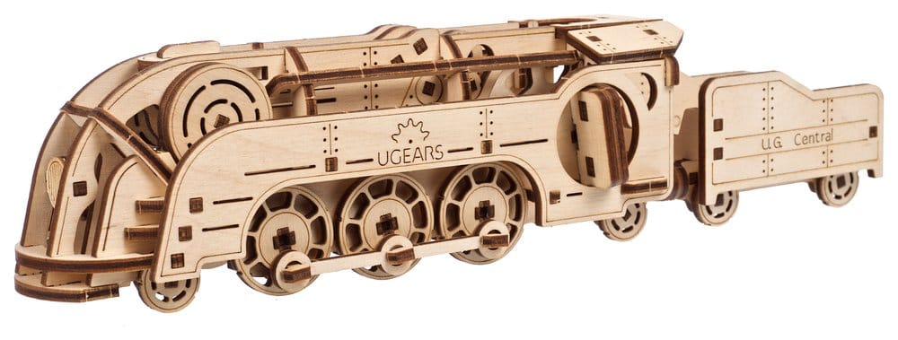 Ugears 3D Wooden Puzzle Mini Locomotive 4820184121959