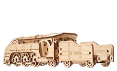 Ugears 3D Wooden Puzzle Mini Locomotive 4820184121959