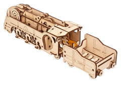 Ugears 3D Wooden Puzzle Mini Locomotive 4820184121959