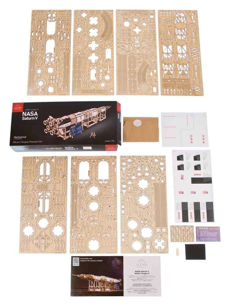 NASA 3D Wooden Puzzle Saturn V 4820184122239