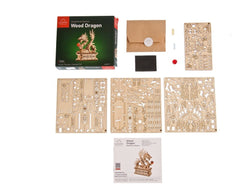 Ugears 3D Wooden Puzzle Wood Dragon 4820184122253