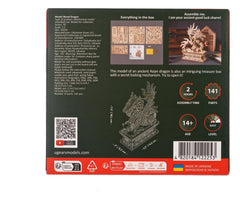 Ugears 3D Wooden Puzzle Wood Dragon 4820184122253