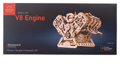 Ugears 3D Wooden Puzzle V8 Engine 4820184122314