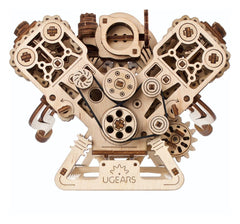 Ugears 3D Wooden Puzzle V8 Engine 4820184122314