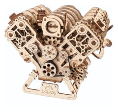 Ugears 3D Wooden Puzzle V8 Engine 4820184122314