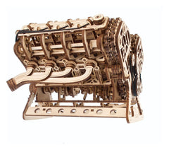 Ugears 3D Wooden Puzzle V8 Engine 4820184122314