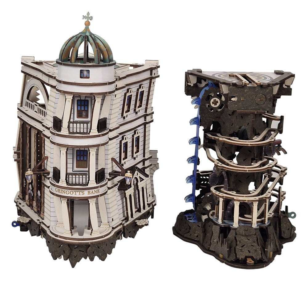 Harry Potter 3D Wooden Puzzle Gringotts Bank Marble Run 4820184123403