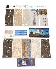 Harry Potter 3D Wooden Puzzle Gringotts Bank Marble Run 4820184123403