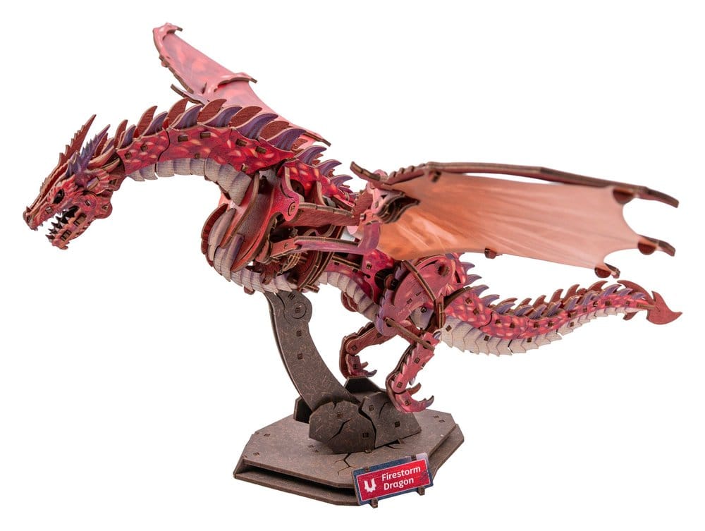Ugears 3D Wooden Model Kit Firestorm Dragon 43 cm 4820184123472