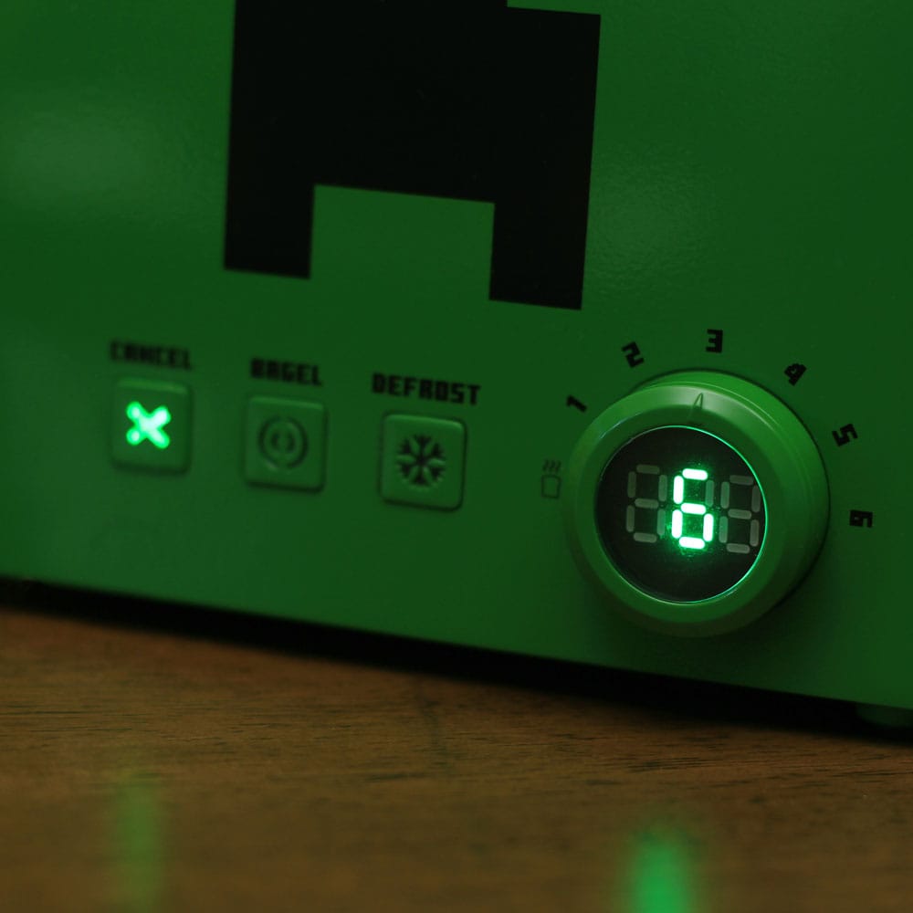 Minecraft Toaster Green Creeper Cube 5060326630799