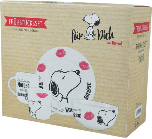 Peanuts Breakfast Set Snoopy 4025055253924