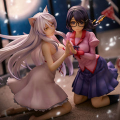 Nekomonogatari Monogatari Series PVC Statues Tsubasa Hanekawa Set (re-run) 19 cm 4589642715894
