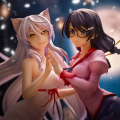 Nekomonogatari Monogatari Series PVC Statues Tsubasa Hanekawa Set (re-run) 19 cm 4589642715894