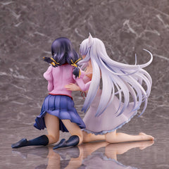 Nekomonogatari Monogatari Series PVC Statues Tsubasa Hanekawa Set (re-run) 19 cm 4589642715894