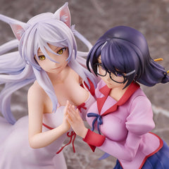 Nekomonogatari Monogatari Series PVC Statues Tsubasa Hanekawa Set (re-run) 19 cm 4589642715894