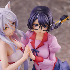 Nekomonogatari Monogatari Series PVC Statues Tsubasa Hanekawa Set (re-run) 19 cm 4589642715894