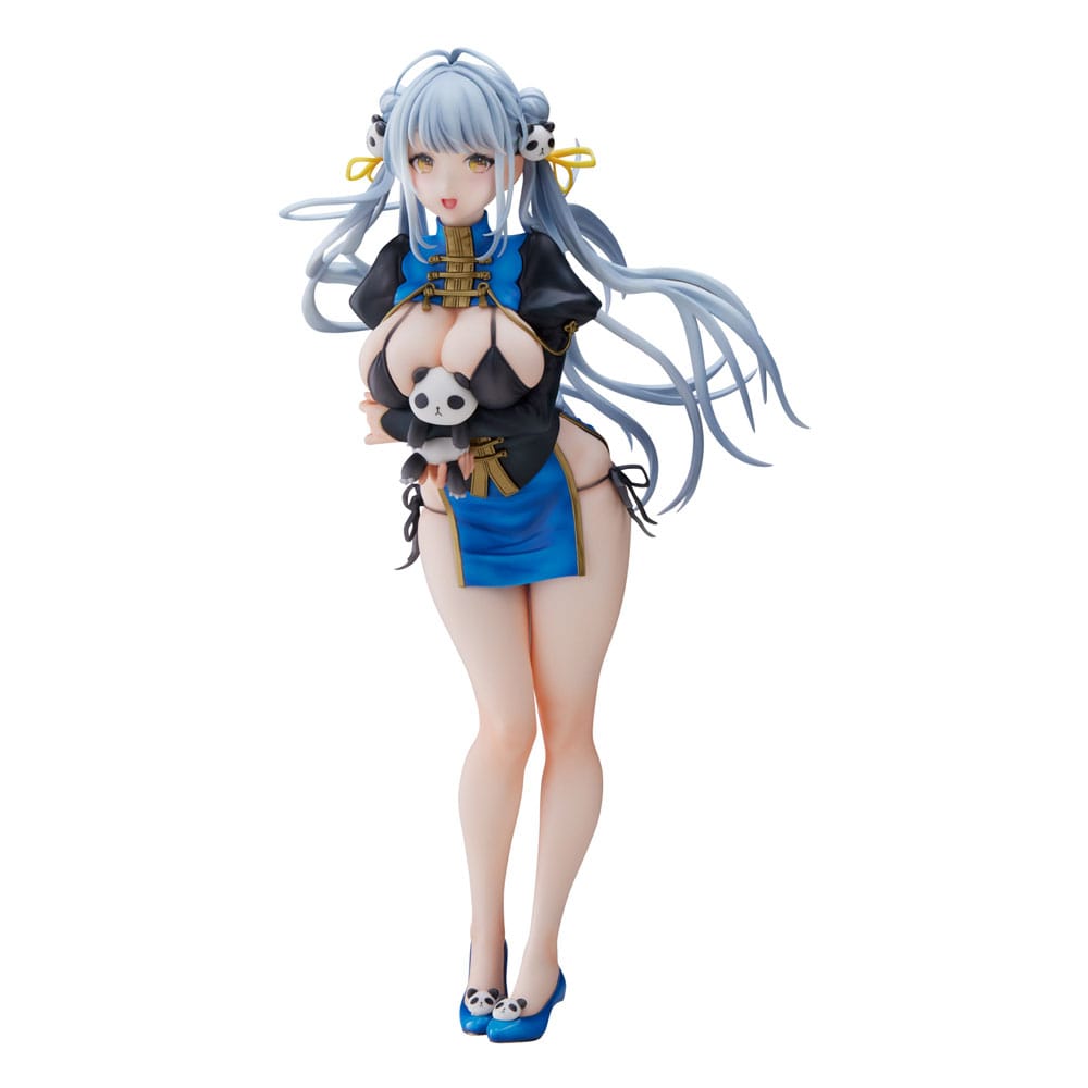 Original Character PVC Statue Sencha illustration Panda-chan (China dress) 27 cm 4589642714453