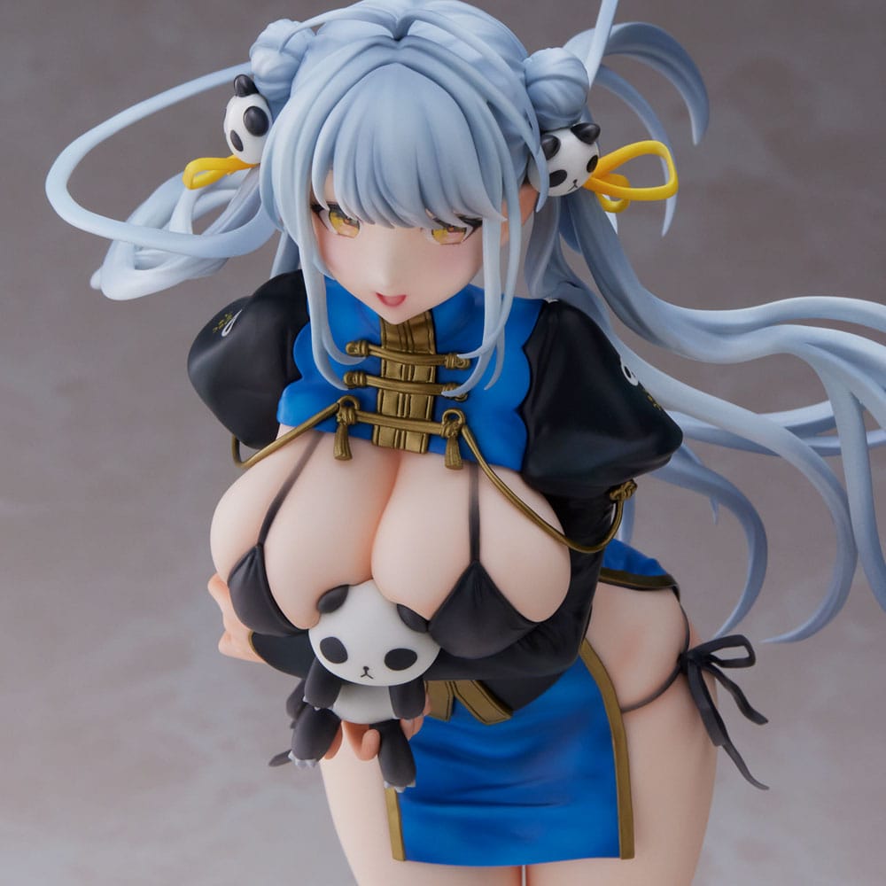 Original Character PVC Statue Sencha illustration Panda-chan (China dress) 27 cm 4589642714453