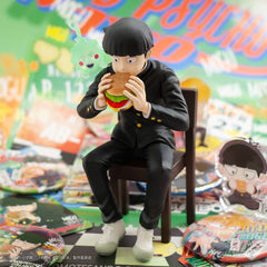 Mob Psycho 100 III x Bunbougu Cafe 2022 PVC Statue Shigeo Kageyama & Ekubo 13 cm     4580689603540