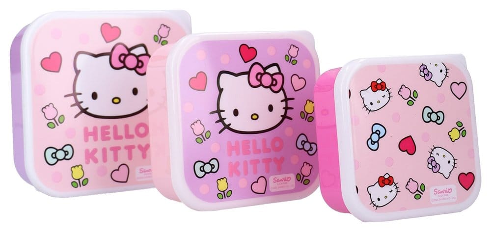Hello Kitty Snackbox Set Fresh Bites 12 cm 8712645333314