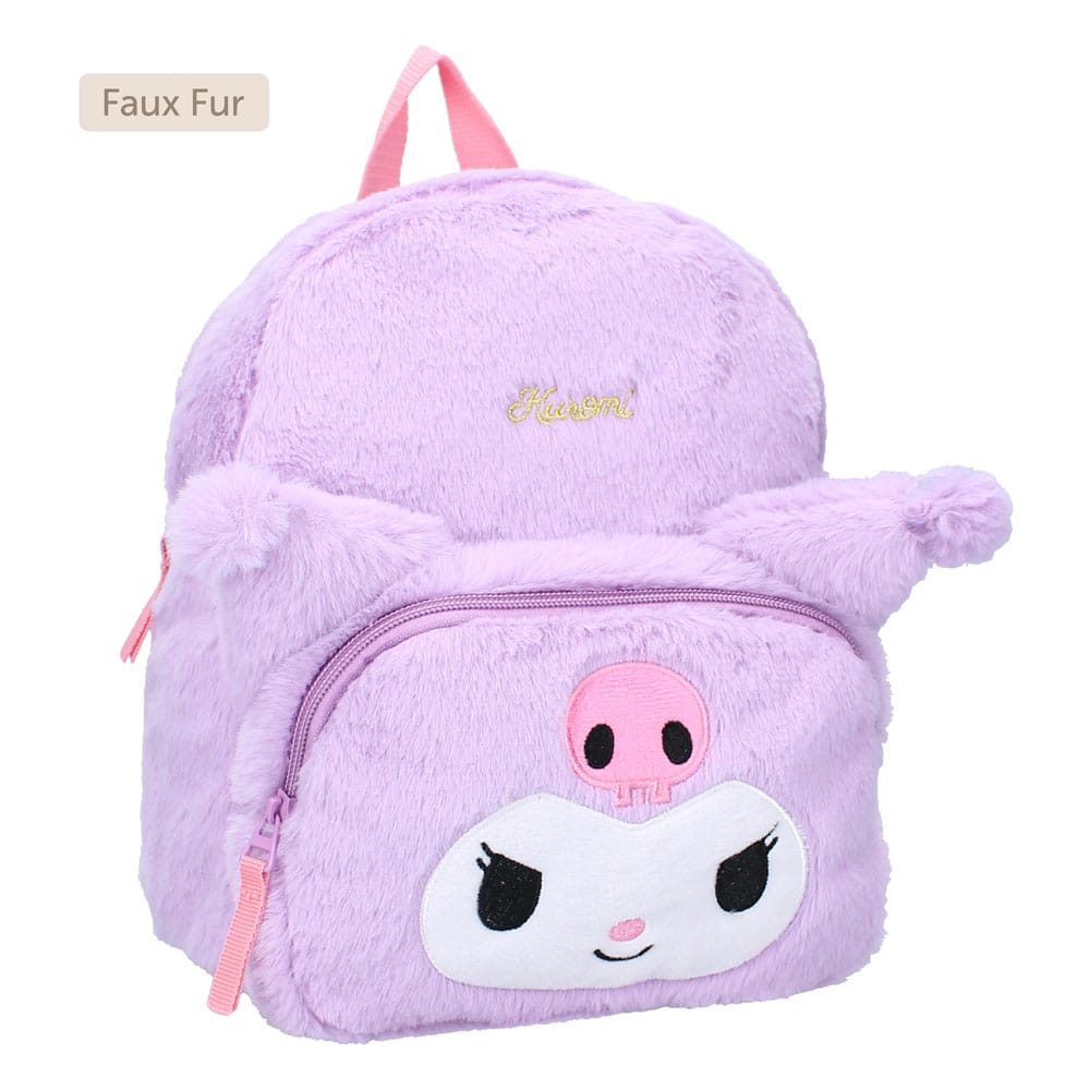 Sanrio Backpack Kuromil Fluffy Festival Purple 26 cm 8712645323377