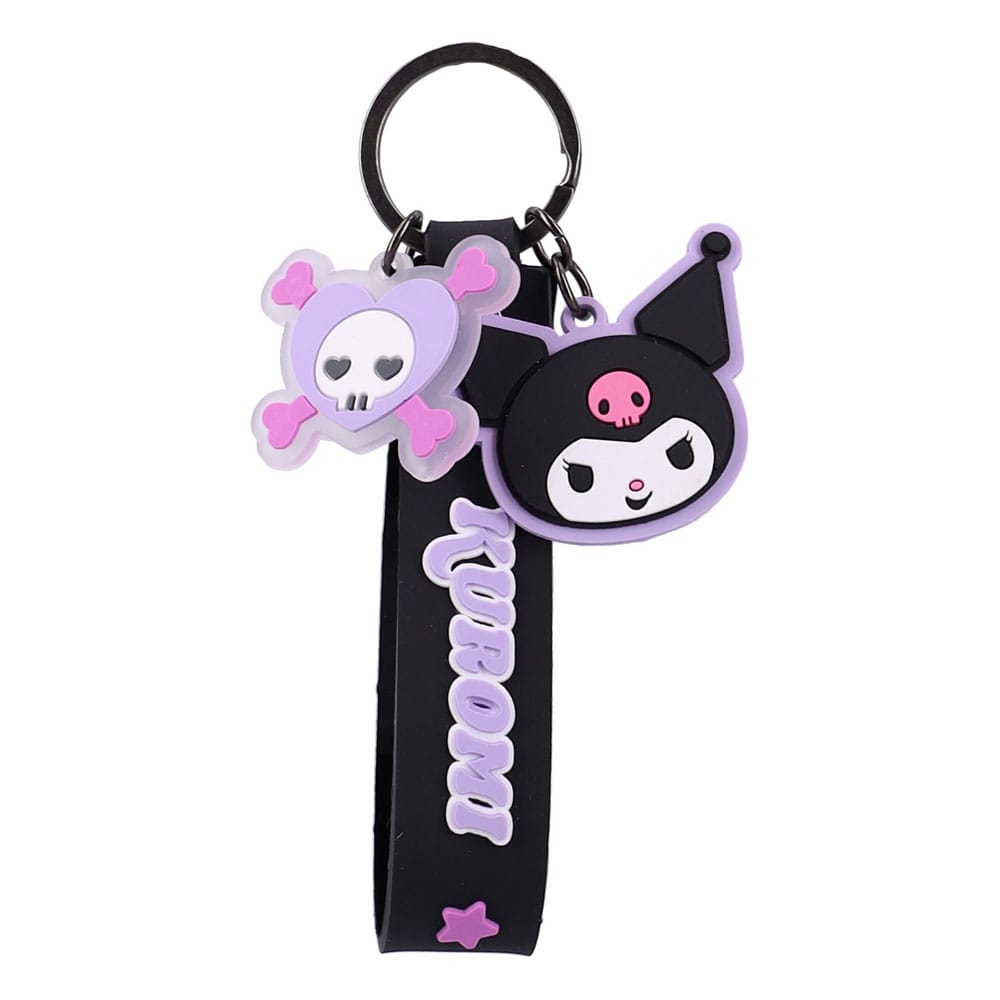 Sanrio Key Chain Hello Kitty & Friends FunKey Chains Black 8712645329072