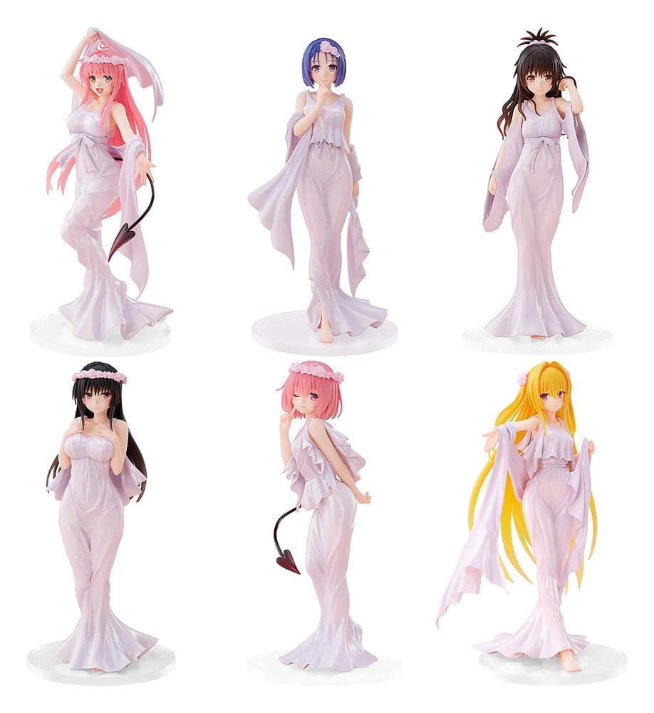 To Love-Ru Darkness Figures CHILLfigg Set 15th: Goddess Dress Ver. 16 cm Collection Blind Box (6)  4595558501025