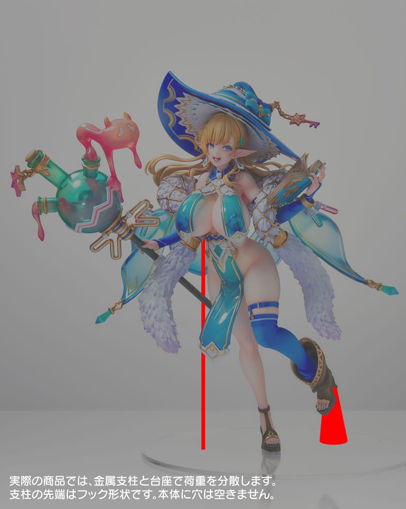 Original Character Elf Village Series PVC Statue 1/6 15th Villager Milklinde Antenna 25 cm 4562389472121