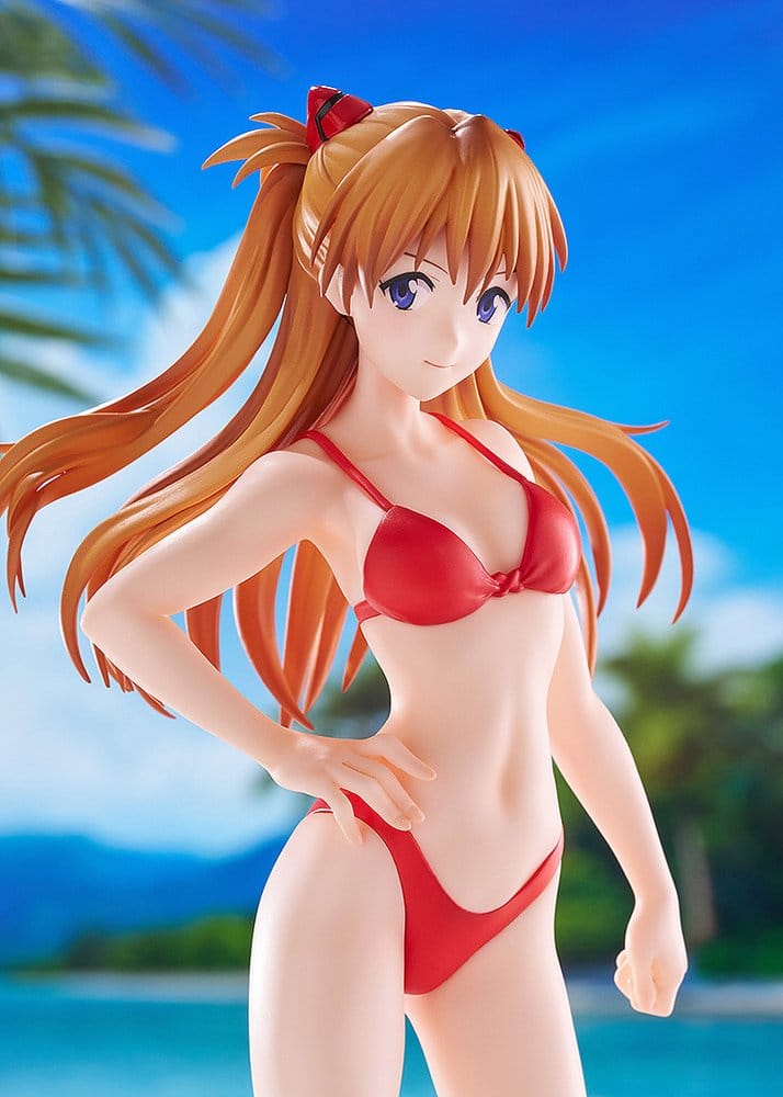 Rebuild of Evangelion Pop Up Parade Beach Queens Asuka Shikinami Langley (Bikini Style) L Size 23 cm 4943209555048