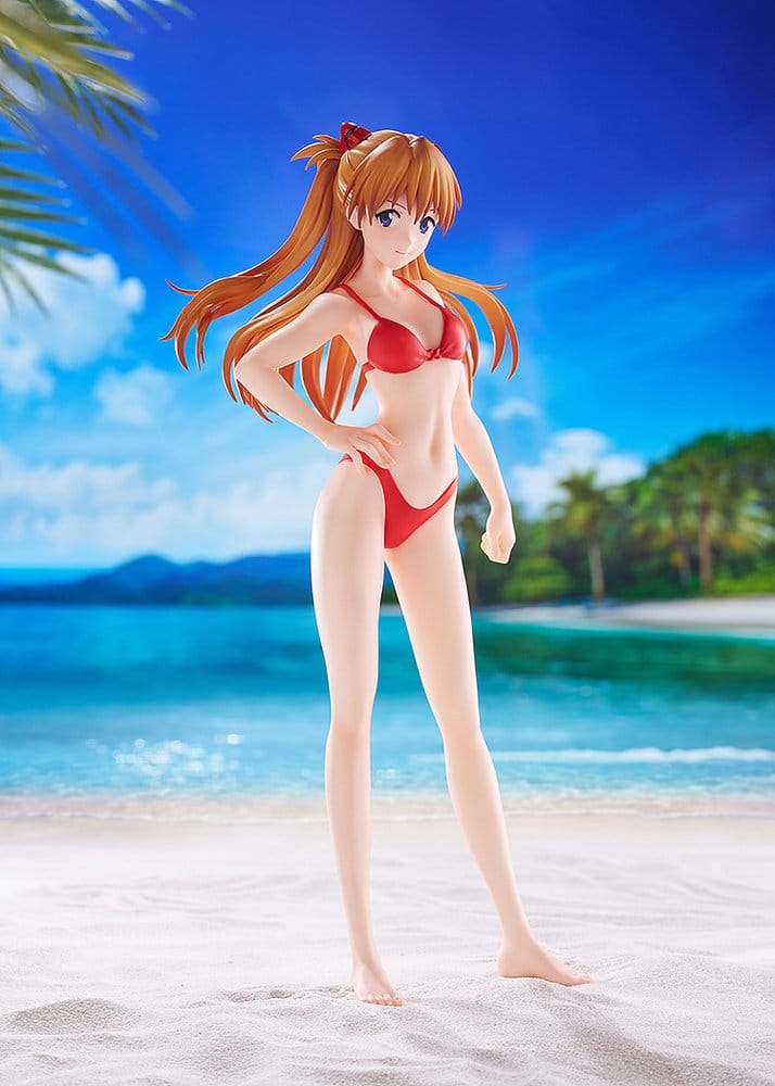 Rebuild of Evangelion Pop Up Parade Beach Queens Asuka Shikinami Langley (Bikini Style) L Size 23 cm 4943209555048
