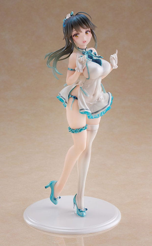 Avian Romance Pink Label 5 PVC Statue 1/6 Ponytail Girl: Qipao 29 cm       4943209611799