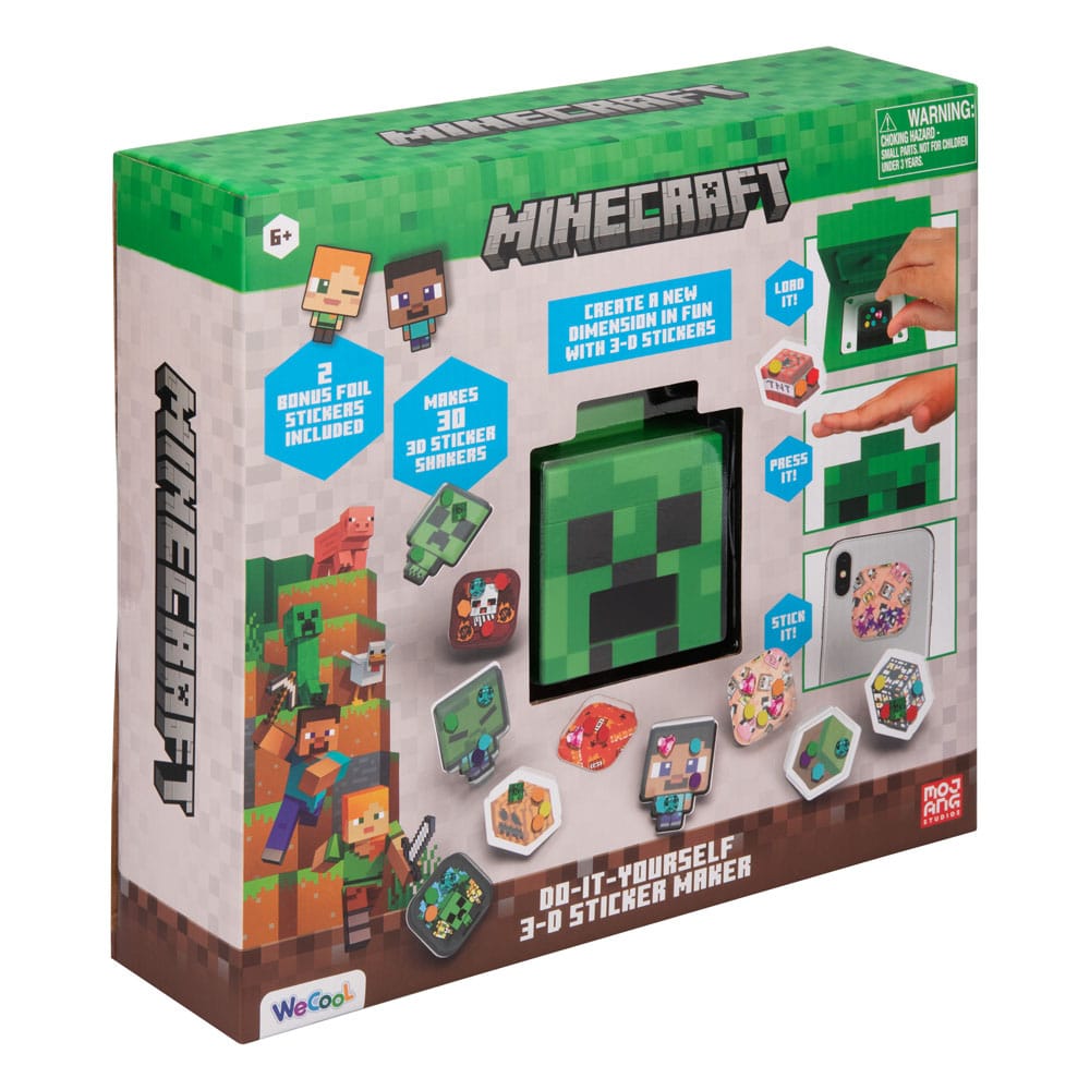 Minecraft Sticker Box Minecraft 3D Sticker Maker Minecraft 3D Sticker MakerMinecraft stickers ...