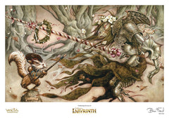 Labyrinth (1986) Printed Art The Knight Who Never Yields Limited Edition 30 cm 9420024752296