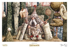 Labyrinth (1986) Printed Art Wiseman of the Labyrinth Limited Edition 30 cm 9420024752302
