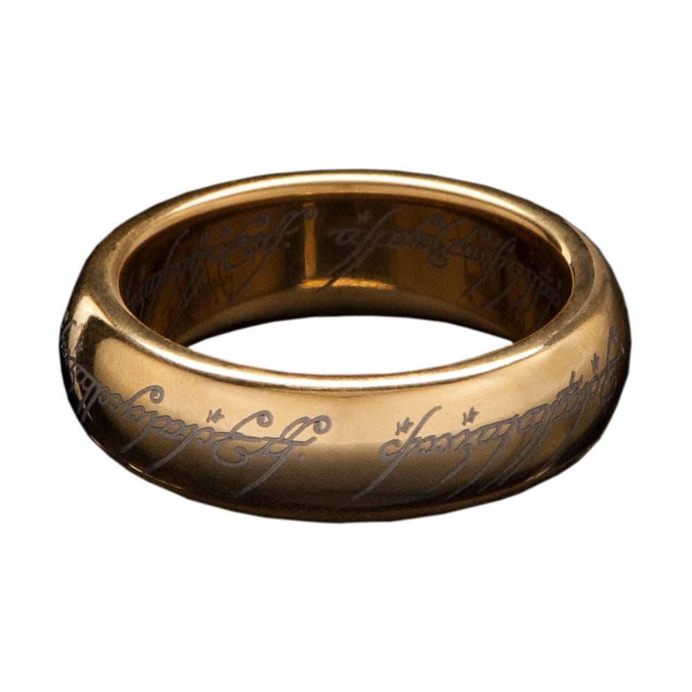 Lord of the Rings Tungsten Ring The One Ring (gold plated) Size 9 9420024710814