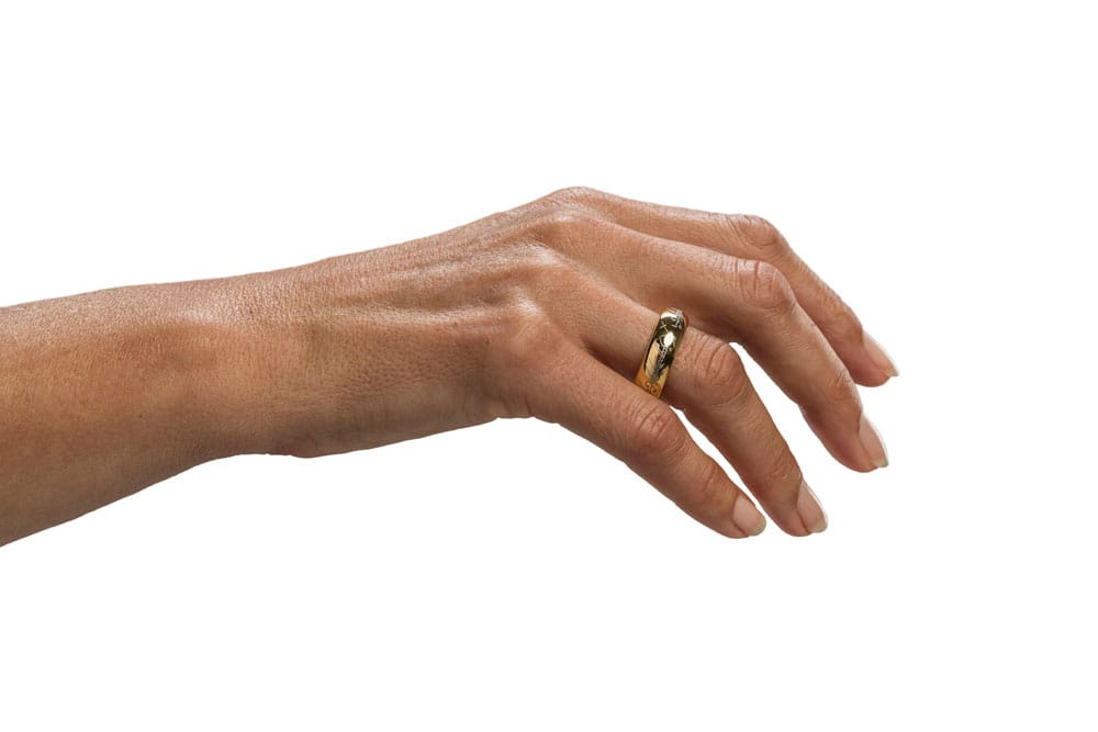Lord of the Rings Tungsten Ring The One Ring (gold plated) Size 9 9420024710814