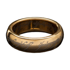 Lord of the Rings Tungsten Ring The One Ring (gold plated) Size 9 9420024710814