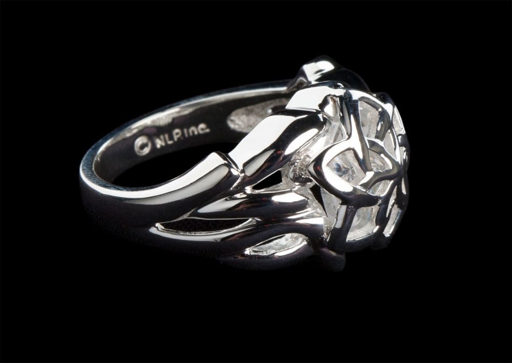 Lord of the Rings Nenya - The Ring of Galadriel (Sterling Silver) Size 6.75 9420024710869