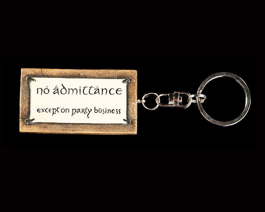Lord of the Rings Key Ring No Admittance 6 cm 9420024713297