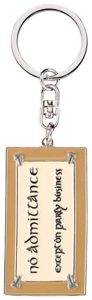 Lord of the Rings Keyring No Admittance Sign 6 cm 9420024746936