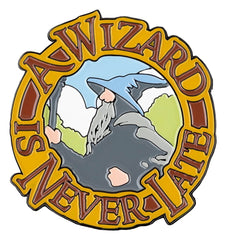 Lord of the Rings Magnet A Wizard Is Never Late (Enamel) 7 cm  9420024745595