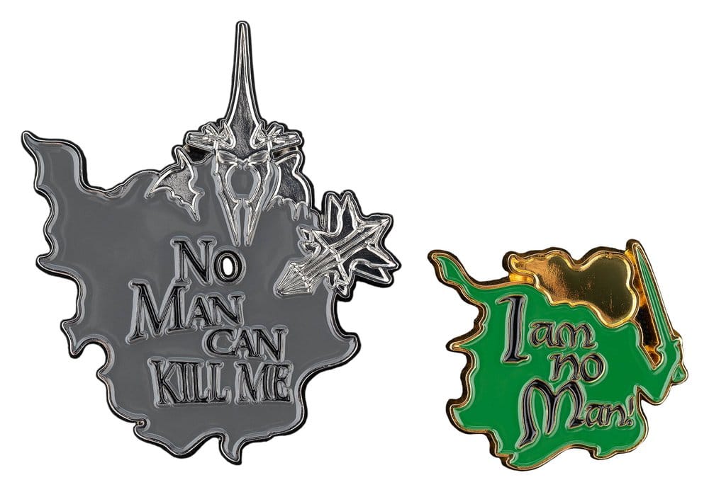 Lord of the Rings Collectors Pins 2-Pack No Man can Kill Me & I Am No Man! 7 cm  9420024745274