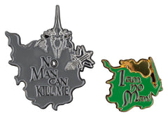 Lord of the Rings Collectors Pins 2-Pack No Man can Kill Me & I Am No Man! 7 cm  9420024745274