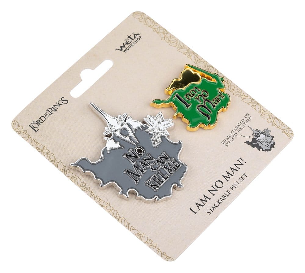 Lord of the Rings Collectors Pins 2-Pack No Man can Kill Me & I Am No Man! 7 cm  9420024745274