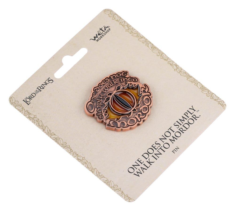 Lord of the Rings Collectors Pin One Does Not Simply Walk Into Mordor 4 cm  9420024745281