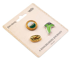 The Lord of the Rings Trilogy Pin Set A Ringbearer's Journey 9420024752234