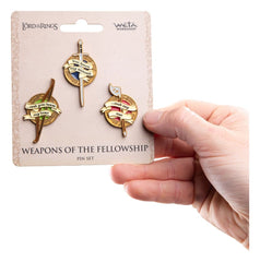 The Lord of the Rings Trilogy Pin Set Weapons of the Fellowship 9420024752258