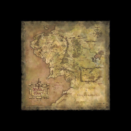 Lord of the Rings Art Print Parchment Map of Middle-earth 59 x 30 cm 9420024710692