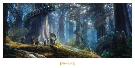 Lord of the Rings Art Print Lothlorien 59 x 30 cm 9420024717523